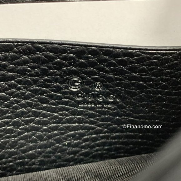 NEW Gucci Black Interlocking G Clutch Wallet On Chain Crossbody Shoulder Bag - Picture 10 of 12